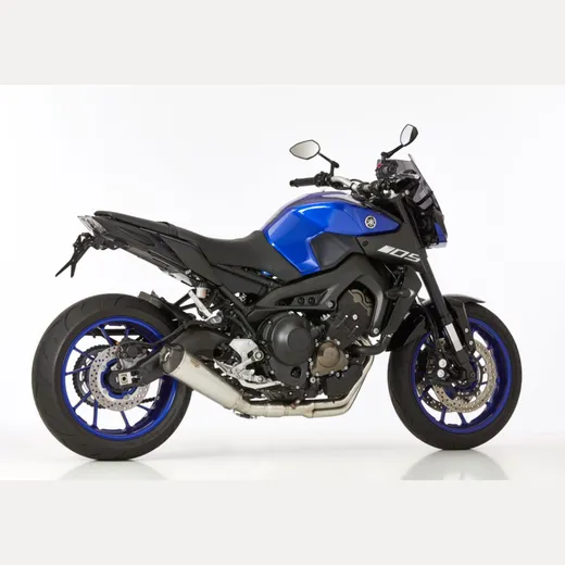 DSX-7 complete exhaust system - silver for: YAMAHA MT-09 Sport Tracker RN29, MT-09 RN29