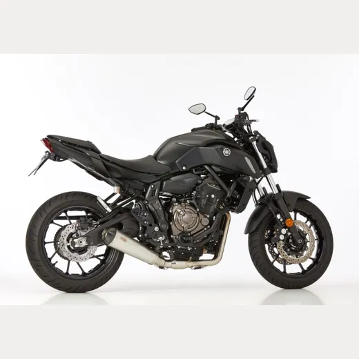 DSX-7 complete exhaust system - silver for: YAMAHA MT-07 Motocage RM04, MT-07 RM04