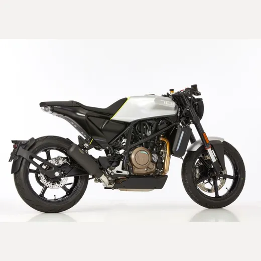 GP Series slip on exhaust super short - matt black for: HUSQVARNA Svartpilen 401 HQV401, Vitpilen 401 HQV401