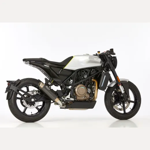 SRC 4 slip on exhaust super short for: HUSQVARNA Vitpilen 401 HQV401, Svartpilen 401 HQV401