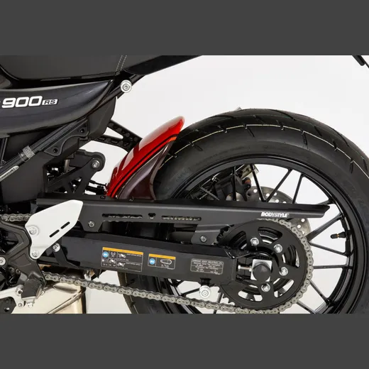 Rear hugger with alu chain guard - brown for: KAWASAKI Z900 RS ZR900C