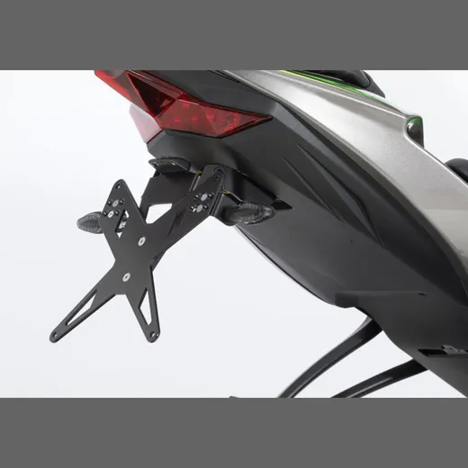 Kennzeichenhalter - schwarz Nummernschildhalter für: KAWASAKI ZX-6R ZX636G