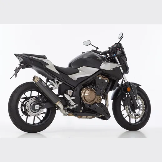 SRC 4 Slip on Ersatzdämpfer Auspuff für: HONDA CBR500R PC44, CB500F PC45