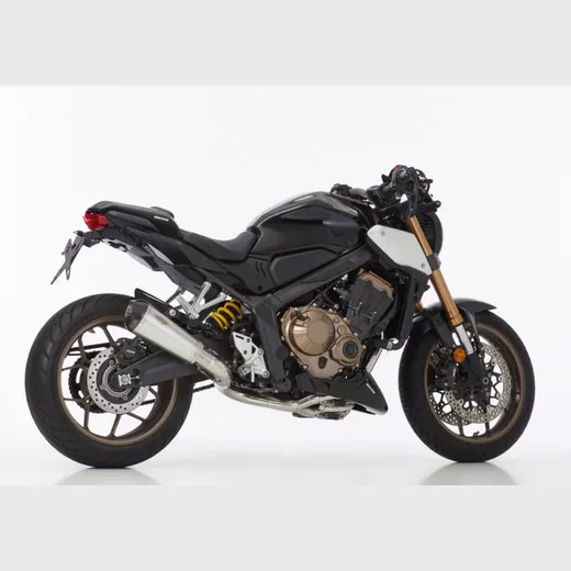 DSX-7 complete exhaust system super short - silver for: HONDA CBR650R RH01, CB650R RH02