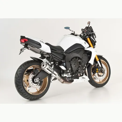 SP Slip on Ersatzdämpfer Super Short - silber Auspuff für: YAMAHA FZ8 Fazer RN25, FZ8 RN25