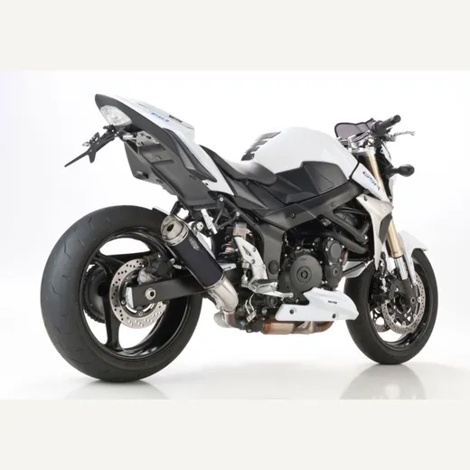 Factory Slip on Ersatzdämpfer - schwarz Auspuff für: SUZUKI GSX-S 750 WC50/52, GSR 750 C5
