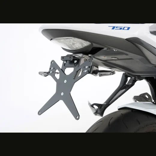 Kennzeichenhalter - schwarz Nummernschildhalter für: SUZUKI GSR 750 C5