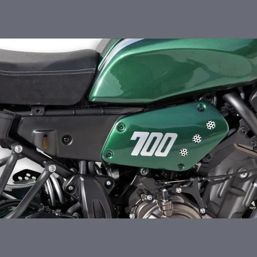 side panels - green for: YAMAHA XSR700 RM11/12