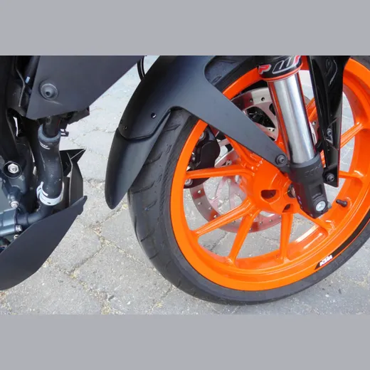 Front fender extension - matt black for: KTM 390 Duke KTM IS Duke, 125 Duke