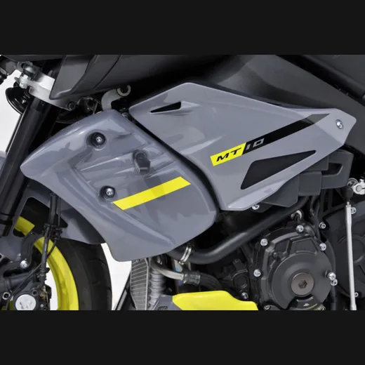 Radiator side cover - black for: YAMAHA MT-10 RN45
