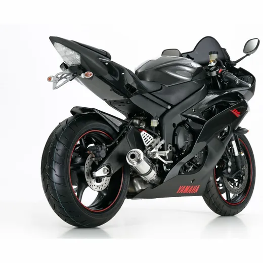 Supersport Slip on Ersatzdämpfer - silber Auspuff für: YAMAHA YZF-R6 RJ11