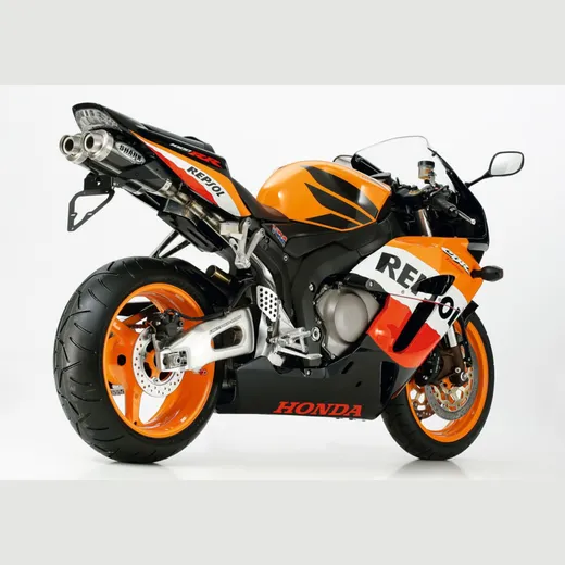 Track 1000 Slip on Ersatzdämpfer Auspuff für: HONDA CBR1000RR SC57