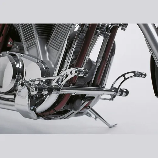 Round Style forward control kit - silver for: SUZUKI VS 1400 Intruder VX51L