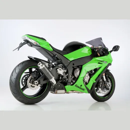 Supersport Slip on Ersatzdämpfer Super Short Auspuff für: KAWASAKI ZX-10R ZXT00J