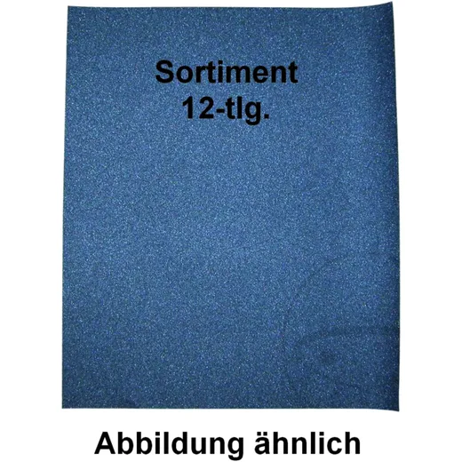 Schleifpapier Set 230X280 SB Wasserfest 3X K400 K500 K600 K800