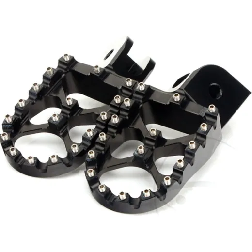 Foot rests / rear peg kit black Accossato