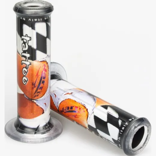 Handlebar grip set Tattoo 120mm open