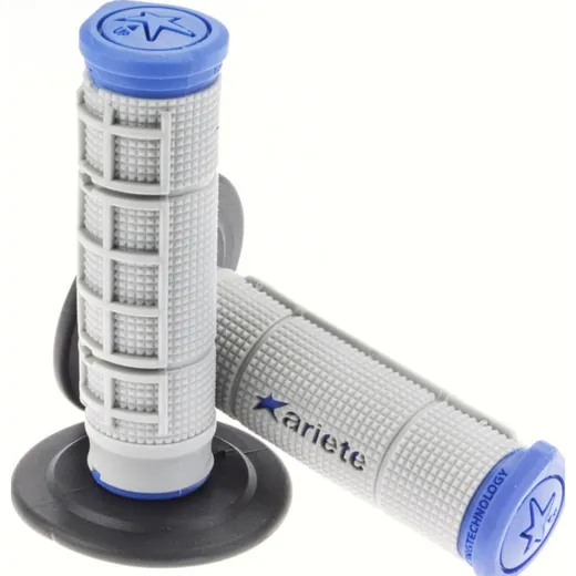Handlebar set grip Mx Trinity 115mm/grey-blue-black