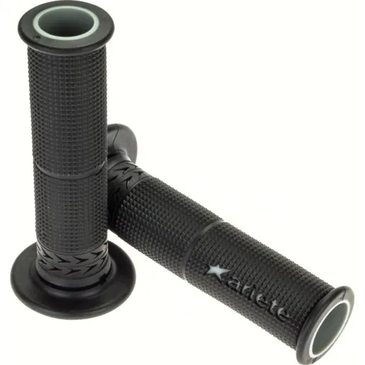 Handlebar set grip Estoril 120mm Superbike Gel - open/black-grey