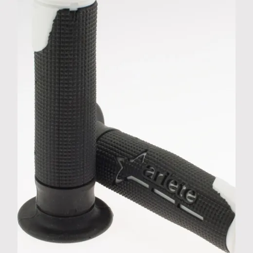 Handlebar set grip Scooter- 125mm / black-white