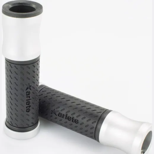 Handlebar set grip Alu - RuB 125mm/silver