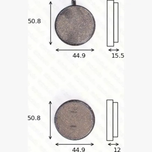 Bremsklötze Scheibenbremsbeläge MCB 014 mit ABE