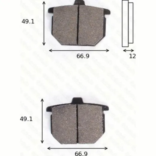 Bremsklötze Scheibenbremsbeläge MCB 062 mit ABE