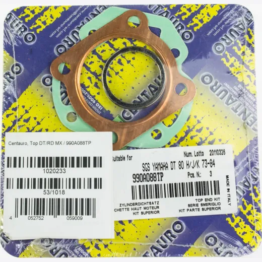cylinder gasket set for Yamaha DT/RD 80 MX / 990A088TP