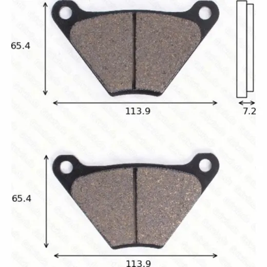 disk brake pads MCB 097 ABE approved