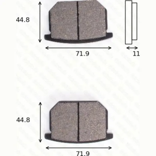disk brake pads MCB 501 ABE approved