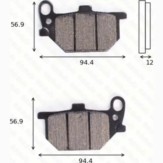 Bremsklötze Scheibenbremsbeläge MCB 503 mit ABE