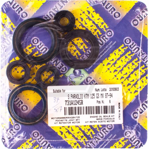 Centauro, Engine oil seal, for: KTM GS/MX 125 / 731A124SR