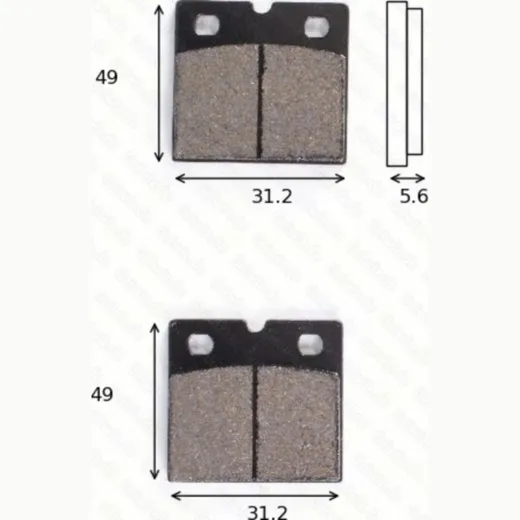 disk brake pads MCB 508 ABE approved