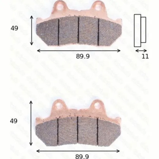 Bremsklötze Scheibenbremsbeläge MCB 512 SH mit ABE