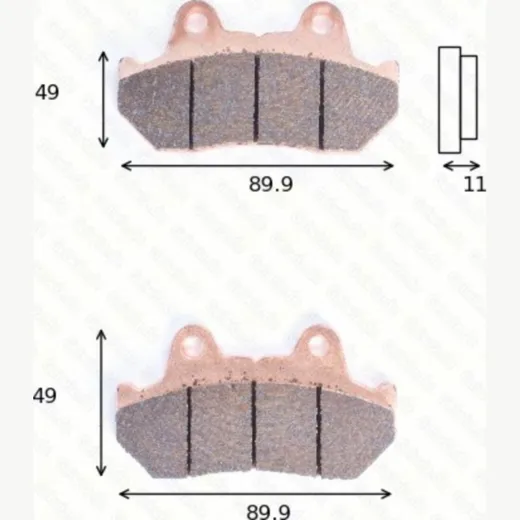 disk brake pads MCB 512 SV ABE approved