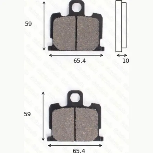 disk brake pads MCB 521 ABE approved