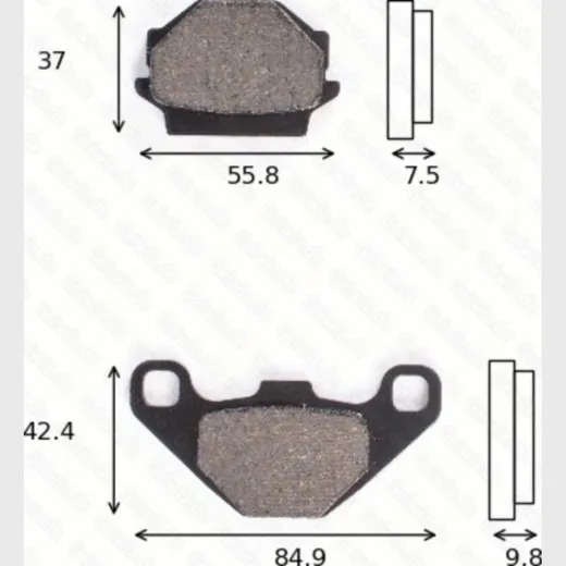 disk brake pads MCB 523 SI ABE approved