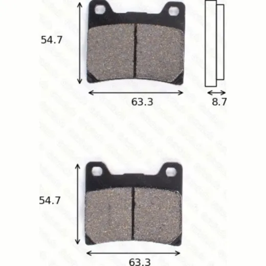 disk brake pads MCB 530 SH ABE approved