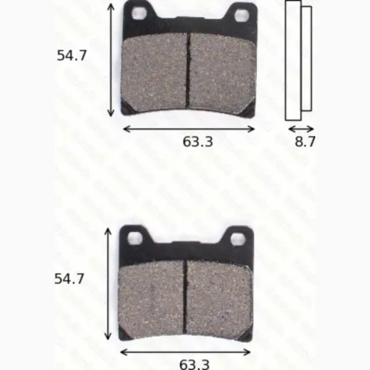 disk brake pads MCB 530 SV ABE approved