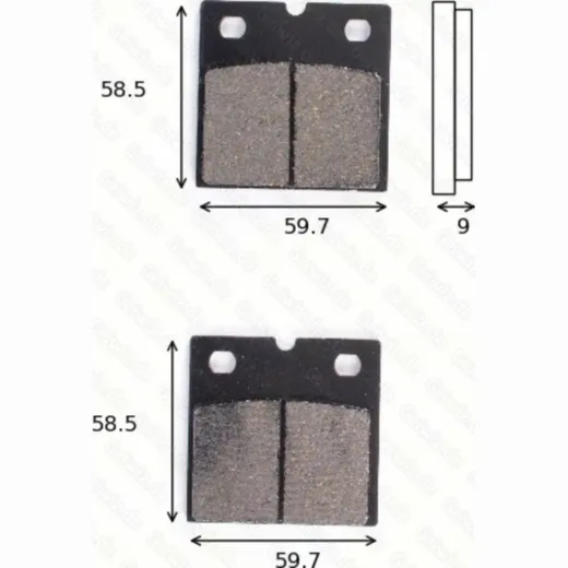disk brake pads MCB 533 SV ABE approved