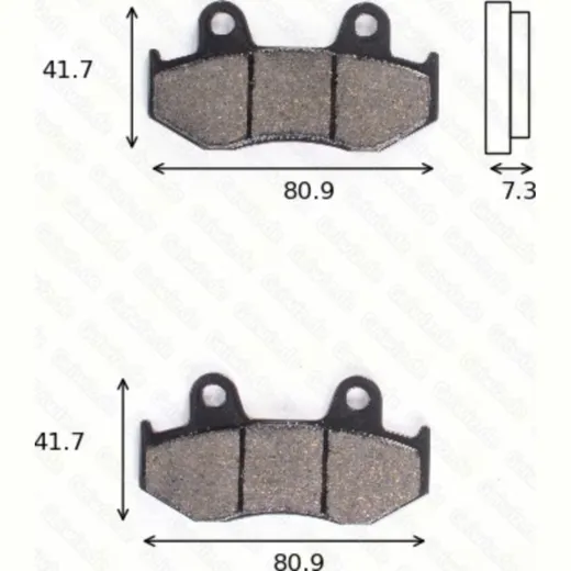 Bremsklötze Scheibenbremsbeläge MCB 534 mit ABE