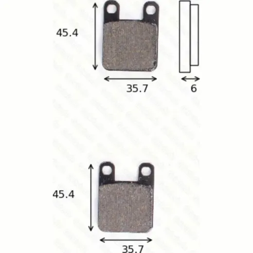 disk brake pads MCB 535 RQ