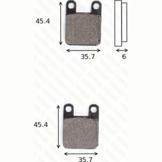 disk brake pads MCB 535 SR