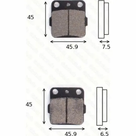 disk brake pads MCB 538 SI ABE approved