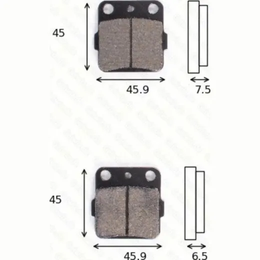 disk brake pads MCB 538 ABE approved