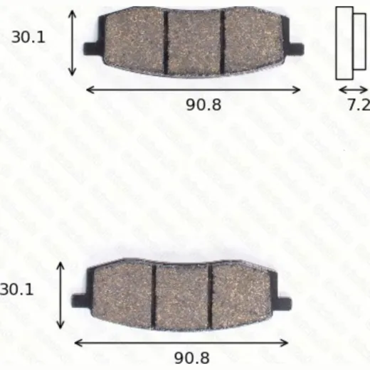 disk brake pads MCB 549 SI ABE approved