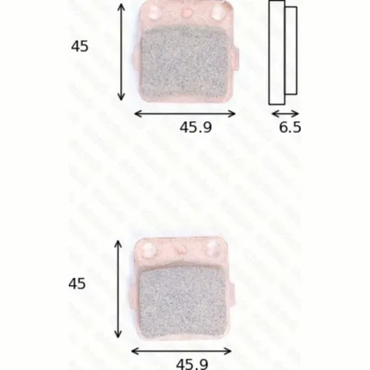 disk brake pads MCB 554 SI ABE approved