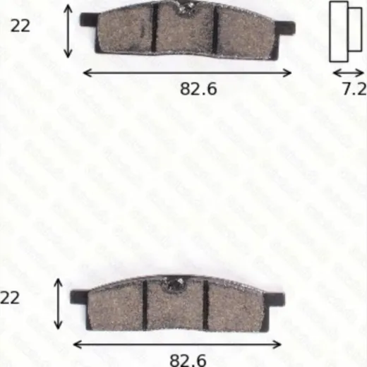 disk brake pads MCB 558 SI ABE approved