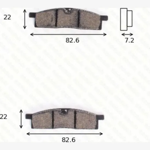 disk brake pads MCB 558 ABE approved