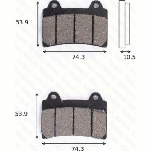 disk brake pads MCB 559 ABE approved